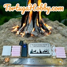 Fire Starter Kit Emergency Survival, Camping or Backpacking