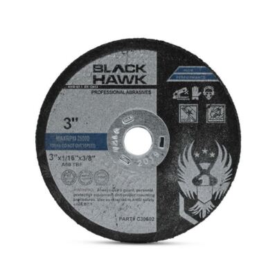 25 Pack - 3'' x 1/16'' x 3/8'' Reinforced Cut-Off Wheels Die Grinder Cutting Discs