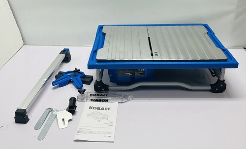 Kobalt KWS B72-06 7-in 6-Amp Wet Tabletop Sliding Table Tile Saw
