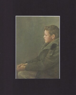 8X10'' Matted Print Art Picture Painting Andrew Wyeth: Nicholas, 1955
