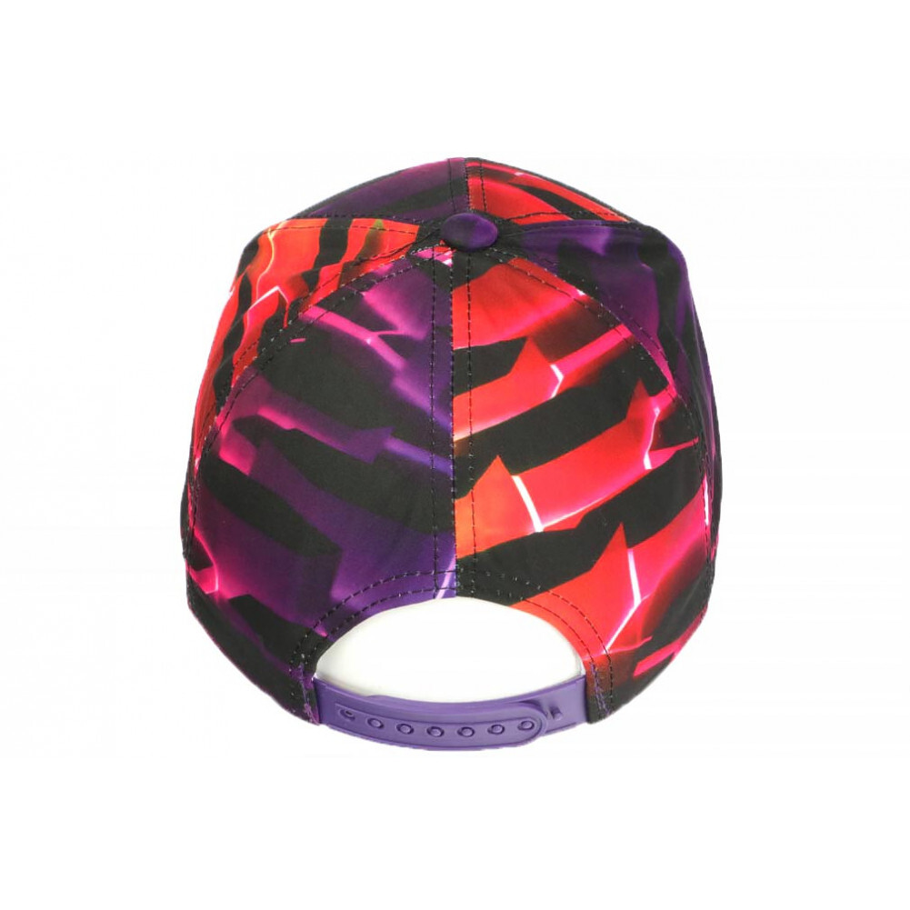 Casquette Baseball NY Violette Et Orange - Marque Hip Hop Honour - Taille Unique - Neuf Avec étiquettes