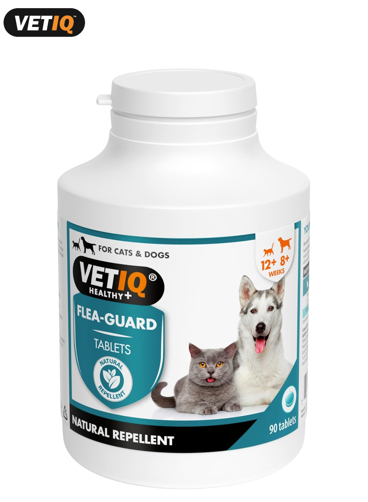 VETIQ FLEA GUARD TABLETS 90 PACK DOG & CAT NATURAL FLEA & TICK REPELLENT 05481