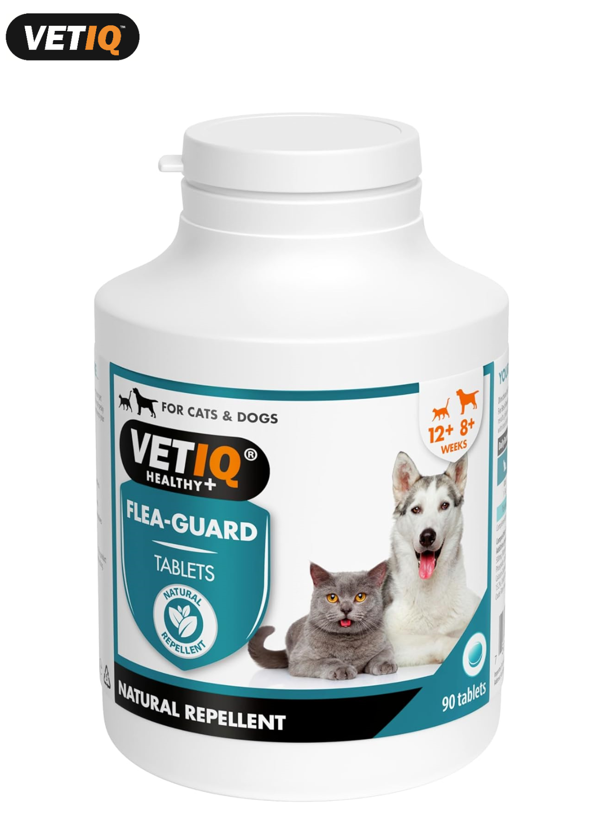 VETIQ FLEA GUARD TABLETS 90 PACK DOG & CAT NATURAL FLEA & TICK REPELLENT 05481