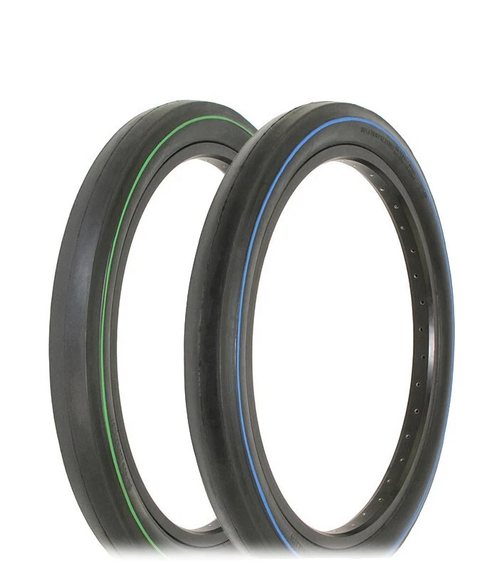 Copertoni BMX ALTALINE 20x1.75 Verdi Style Infection - Set Con Camere D'Aria E Nastri