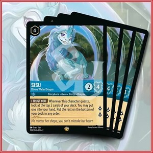 best disney lorcana cards Disney Lorcana 210/204 -Beast, Relentless ENCHANTED Foil Card NM English