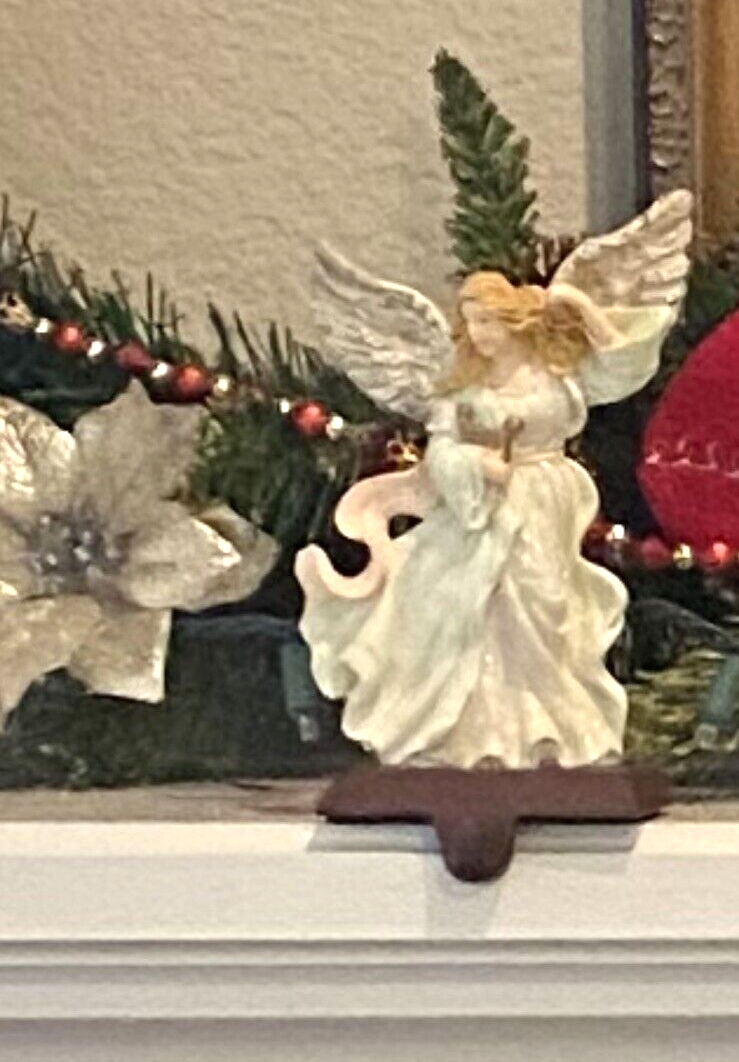 Christmas Angel Stocking Holder Hanger for Mantle or Shelf eBay