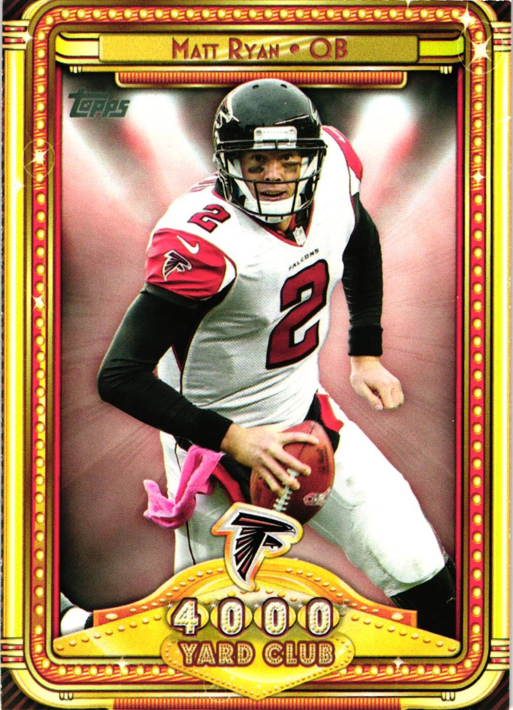 2013 Topps 4000 Yard Club #5 Matt Ryan