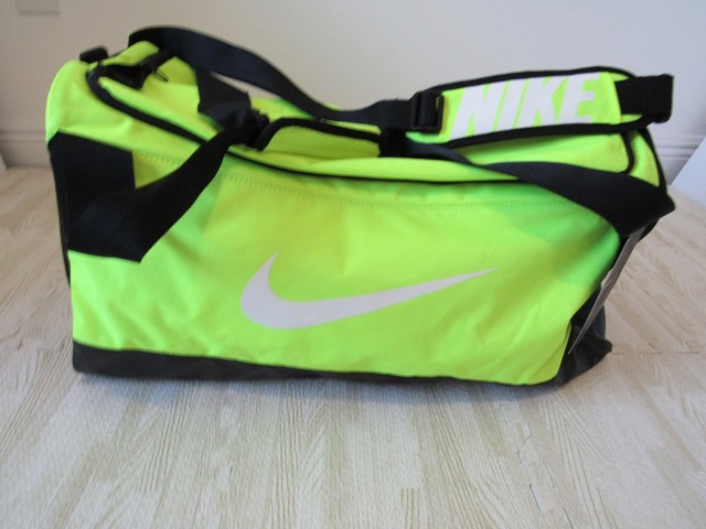 nike neon bag