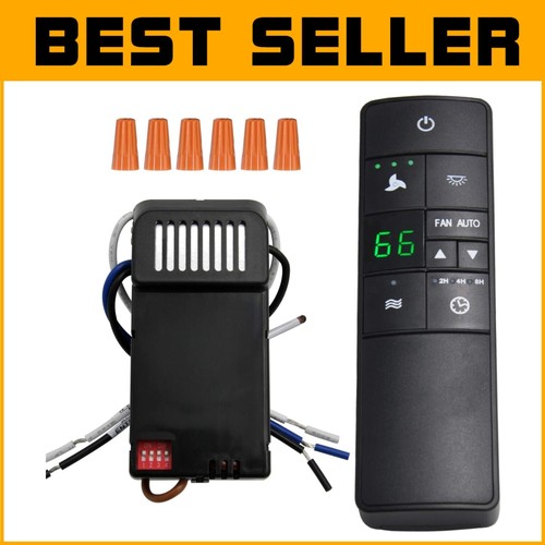 Universal Timer Remote Smart Universal Ceiling Fan Remote: Timer, Dimmer & 3-Speed Control for ...