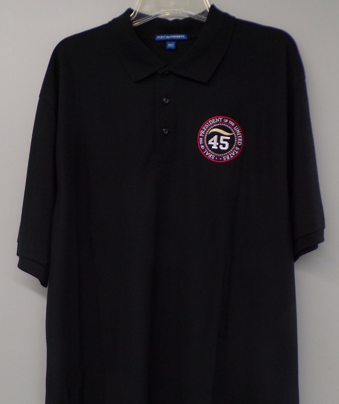 Donald Trump 45 United States Presidential Seal Mens Polo XS-6XL, LT-4XLT New