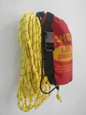 15m (50ft) Line Throw Bag - Compact Floating Rescue Rope With Bag & Wrist Strap, Water Safety