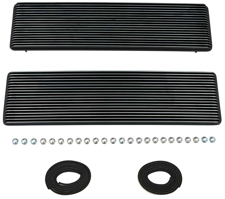 1967 1968 1969 1970 1971 1972 Chevrolet Camaro Nova SS KIT DE PERSIANAS DE VENTILACIÓN DE CAPÓ Foto 4 de 4