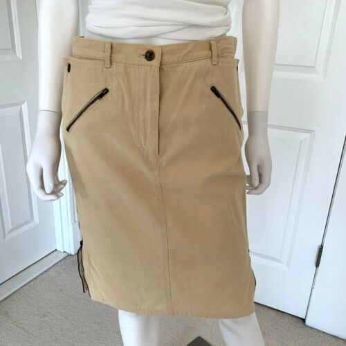 Katayone Adeli Red Vintage Mid Skirt Size 10 | eBay