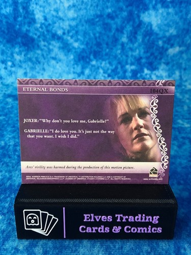Xena: The Quotable Xena PARALLEL SINGLE Non-Sport Trading card Rittenhouse 2003 - Picture 206 of 268
