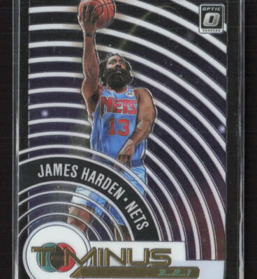 2020-21 Donruss Optic #7 James Harden T-Minus 3...2...1 Holo Brooklyn Nets (K)