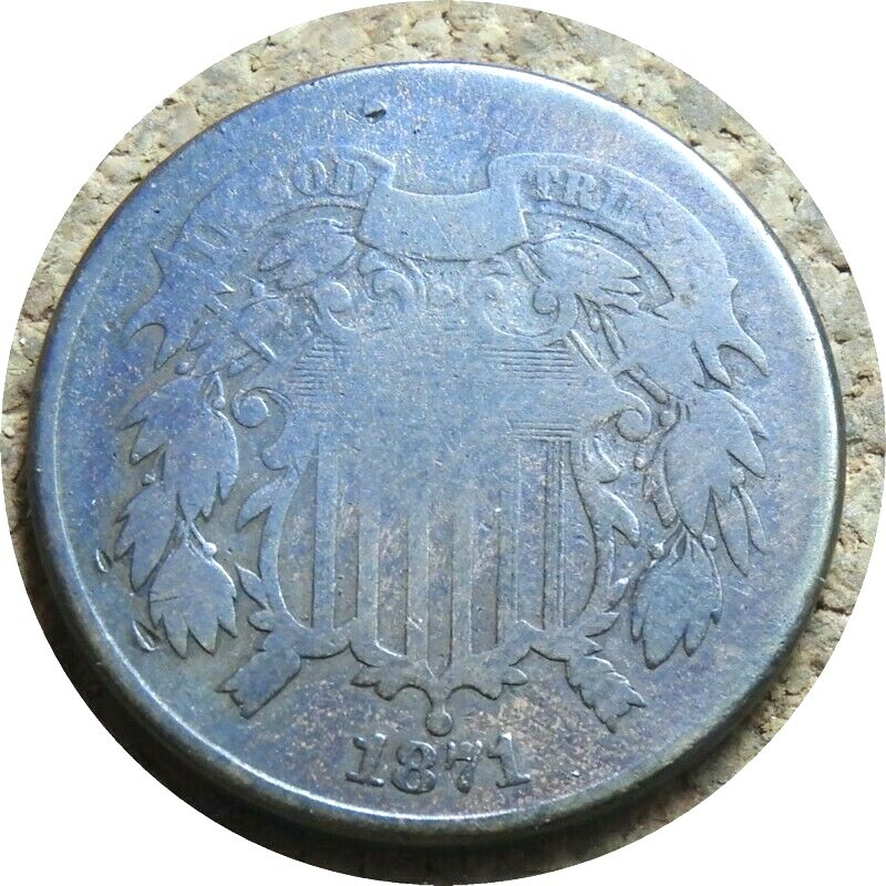 elf Two Cents   1871  Better Date  L57