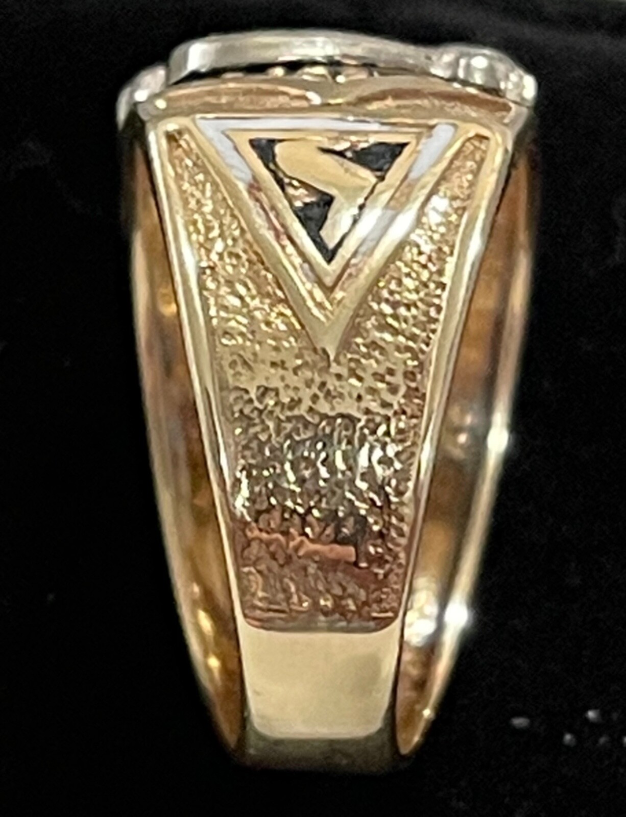 Masonic 32nd Degree Scottish Rite Ring Double Eagle w… - Gem