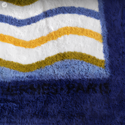 HERMES-PARIS ボートデザイン バスタオル　2025 HERMES Paris Cotton Beach Towel Bath Mat Towel sun multi blue 149
