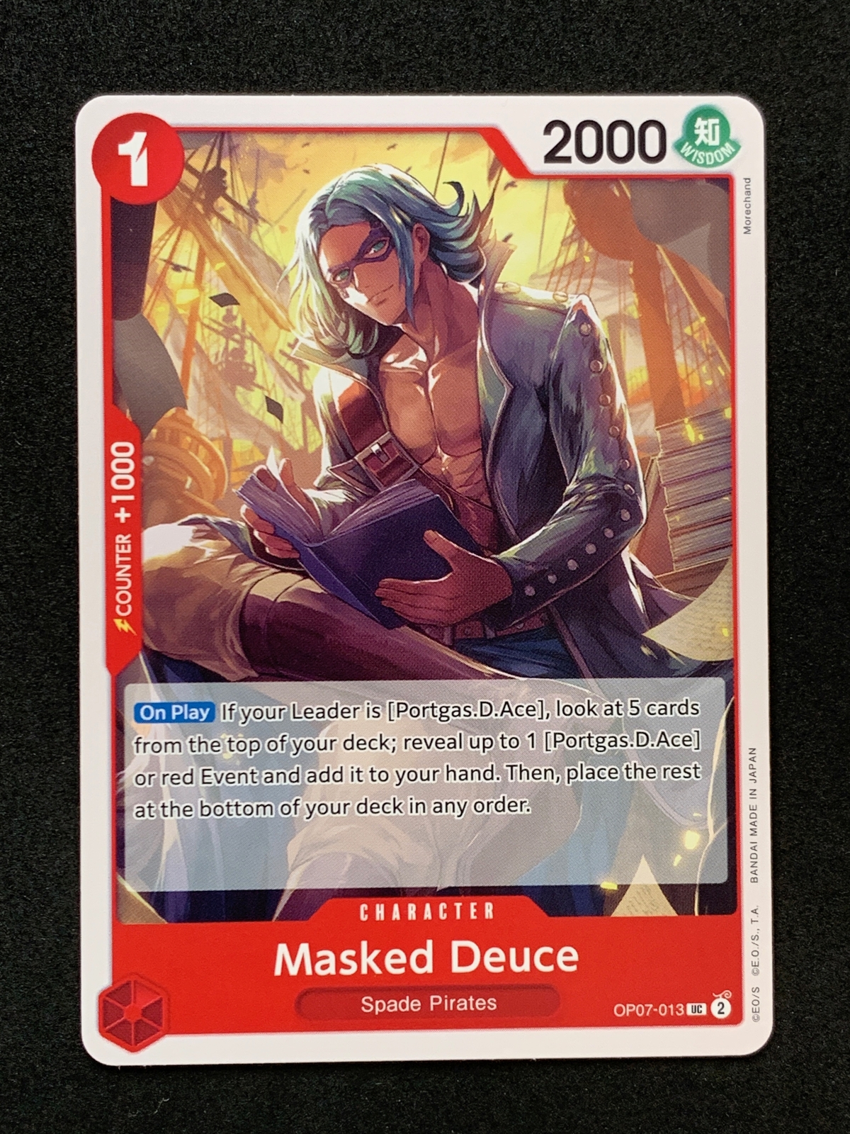 One Piece OP07-013 Masked Deuce - 500 Years In The Future English