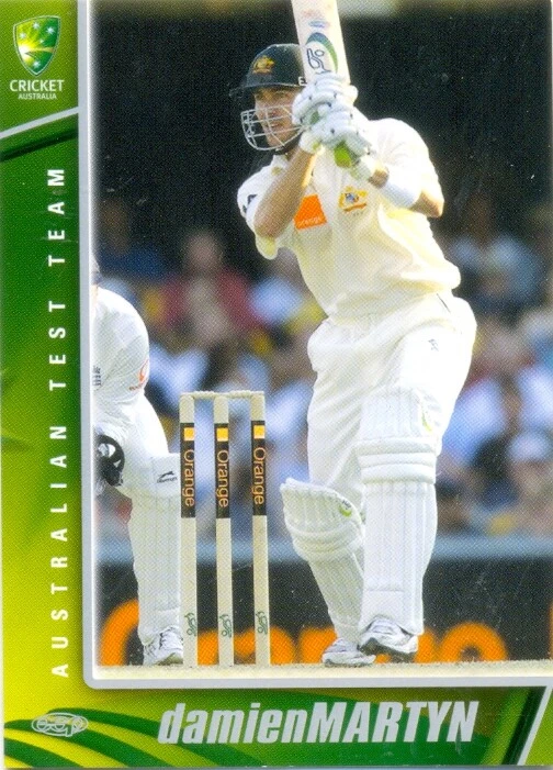 2003 2004 Australian Cricket Test Team Card 14 Damien Martyn - Image 1 of 1