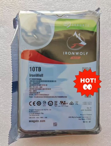 For Seagate IronWolf NAS 3.5"10TB 256MB Internal Desktop HardDrive ST10000VN0008 - Picture 4 of 5