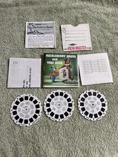 Vintage HUCKLEBERRY HOUND AND YOGI BEAR B512 Viewmaster 3 reels set