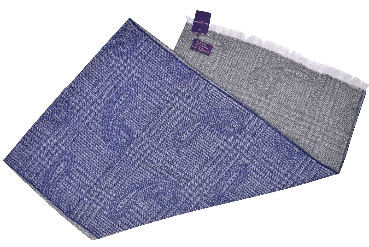 Bufanda de cachemira 100 % lana material bufandas para hombre