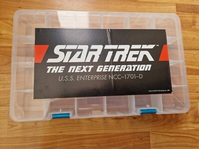 BUILD THE STAR TREK ENTERPRISE EAGLEMOSS ABONNENTEN EXKLUSIVE TEILE AUFBEWAHRUNGSBOX