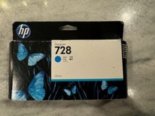 HP 728 Cyan Ink Cartridge - F9J67A - EXP Feb 2021