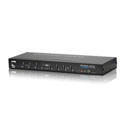 Aten Technologies Cs1768 8Port 1Console Usb Vga Dvi Kvm Switch Audio