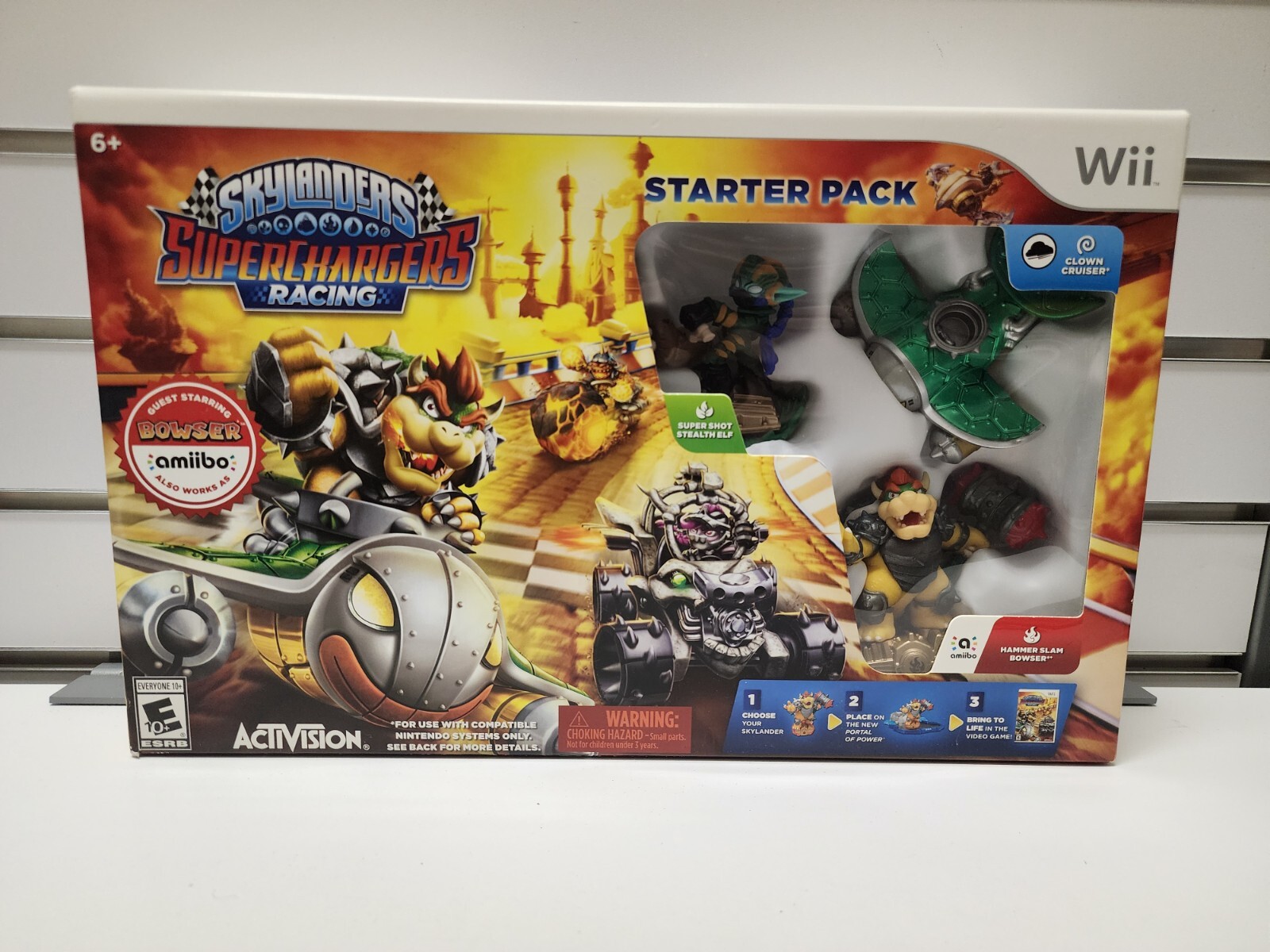 Wii Skylanders Supercharger Starter Pack Inc. Donkey Kong Amiibo