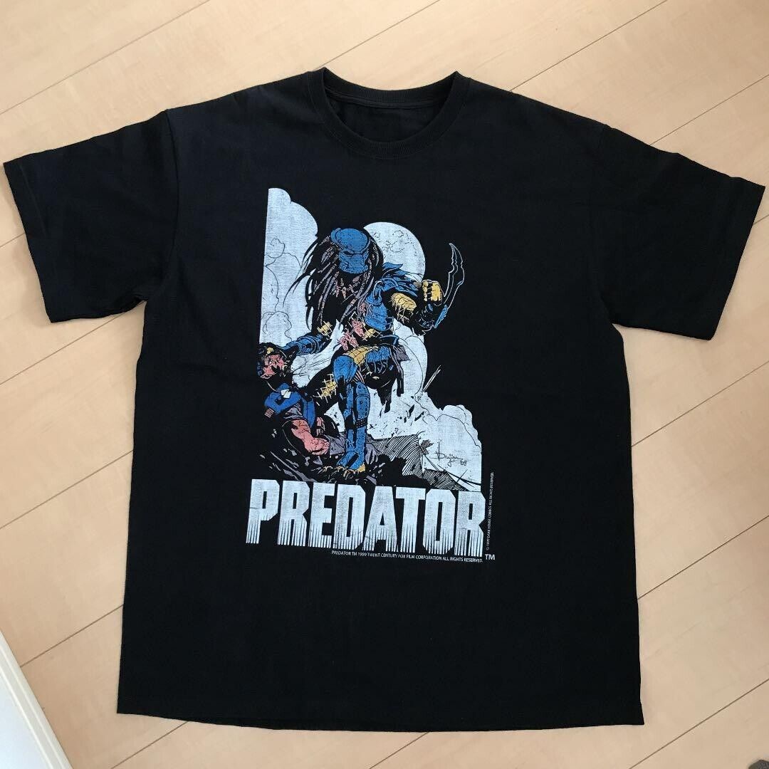 Predator T-shirt Super Rare 1999 FREE SIZE Vintage VTG movie Predator T-shirt Super Rare 1999 FREE SIZE Vintage VTG movie