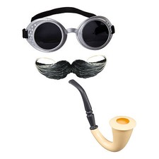 Crazy Pilot Grandpa Aviator Kids Fancy Dress Costume WORLD BOOK DAY