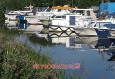 PHOTO  BEVERLEY BECK MOORINGS LEISURE CRAFT AT THE SIDE OF THE BECK AT GROVEHILL