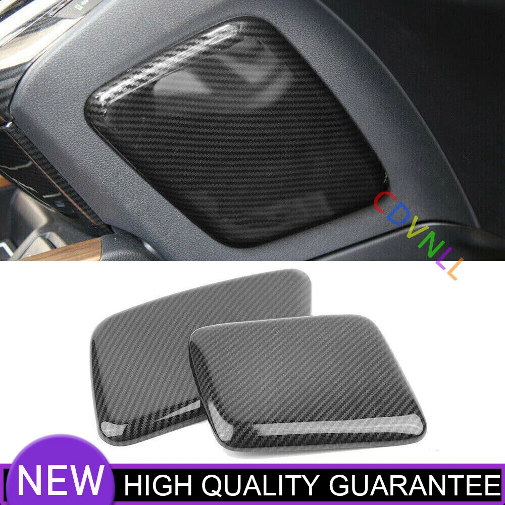 Gear Shift Both Side Decor Trim 2PCS For Honda CRV CR-V 2017-2022 Carbon Fiber
