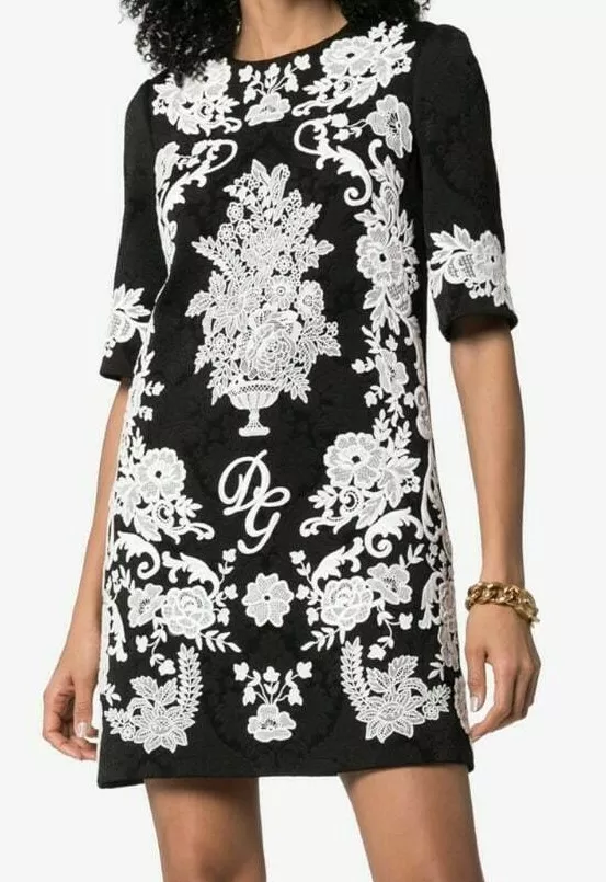 Dolce & gabbana jacquard cheap dress