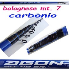 canna bolognese 7mt carbonio pesca mare spigola fiume barbo cavedano 7m 7 metri 