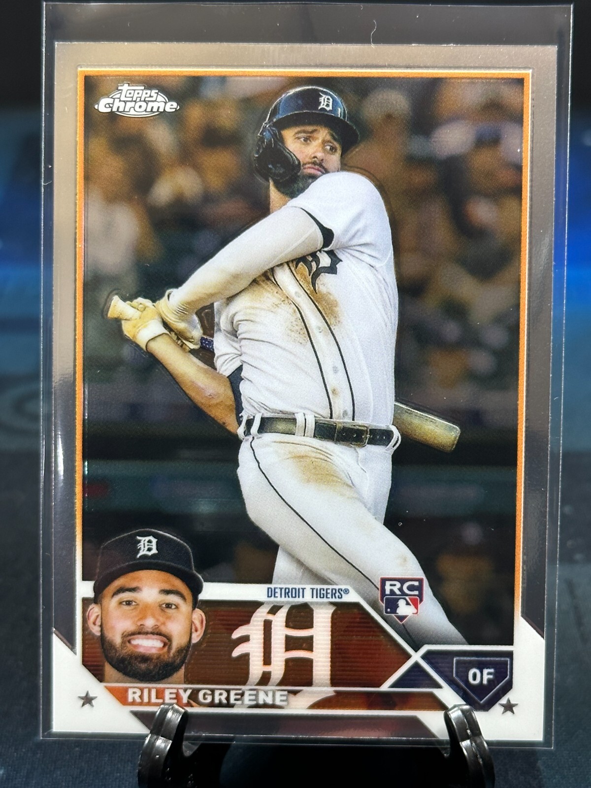 2023 Topps Chrome Riley Greene Rookie RC #182 Detroit Tigers