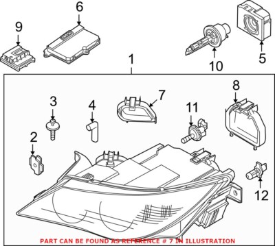 Genuine OEM Headlight Bulb Cap for BMW 63126943483 | eBay