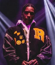ASAP Rocky Flacko Testing in Progress Varsity Letterman Jacket - New Arrival