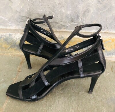 GUCCI Daryl Gladiator Cage Mid Heel Sandals-Sz EU