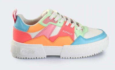 BUFFALO RSE V2 WHITE/NEON MULTI BN16309071 SCHUHE S6