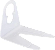 200 Pack Transparent White Temporary Hanger Hooks for Christmas Light Install...