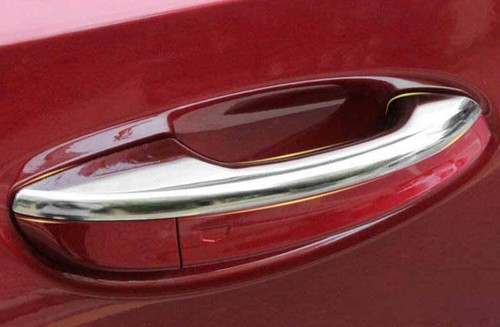 Cover Trim 2020-2022 Exterior Side Door Handle GL Chrome Steel For Cadillac CT5 - Picture 4 of 14