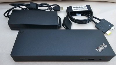 Lenovo ThinkPad Universal Thunderbolt 4 Dock 40B0 135W Netzteil + Dock Split Kabel A+