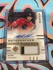 Nolan Allan 050/199 Autographed Debut Threads 2024-25 Upper Deck Ultimate (GH1)