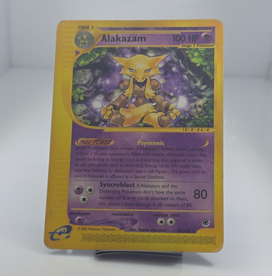 Nintendo Alakazam 33/165 Expedition Base Set Rare ENG 100 HP