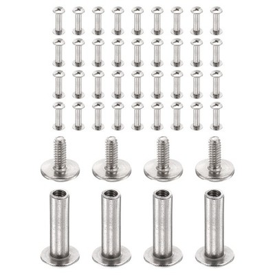40er-Set für Phillips Chicago Schrauben M2x10,9mm in Silber