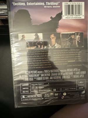 Thunderheart (DVD, 1992) 43396706996| eBay