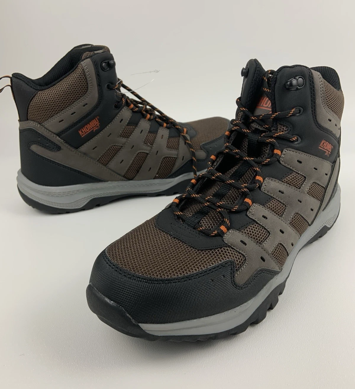 Khombu Atwood All season Waterproof Snow Hiking Boots Brown Men size 13